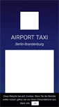 Mobile Screenshot of airport-taxi-bb.de